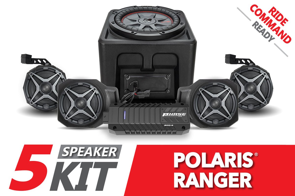 2018-2023 Polaris Ranger XP1000 5-Speaker SSV Audio System for Ride Command - OffRoad HQ