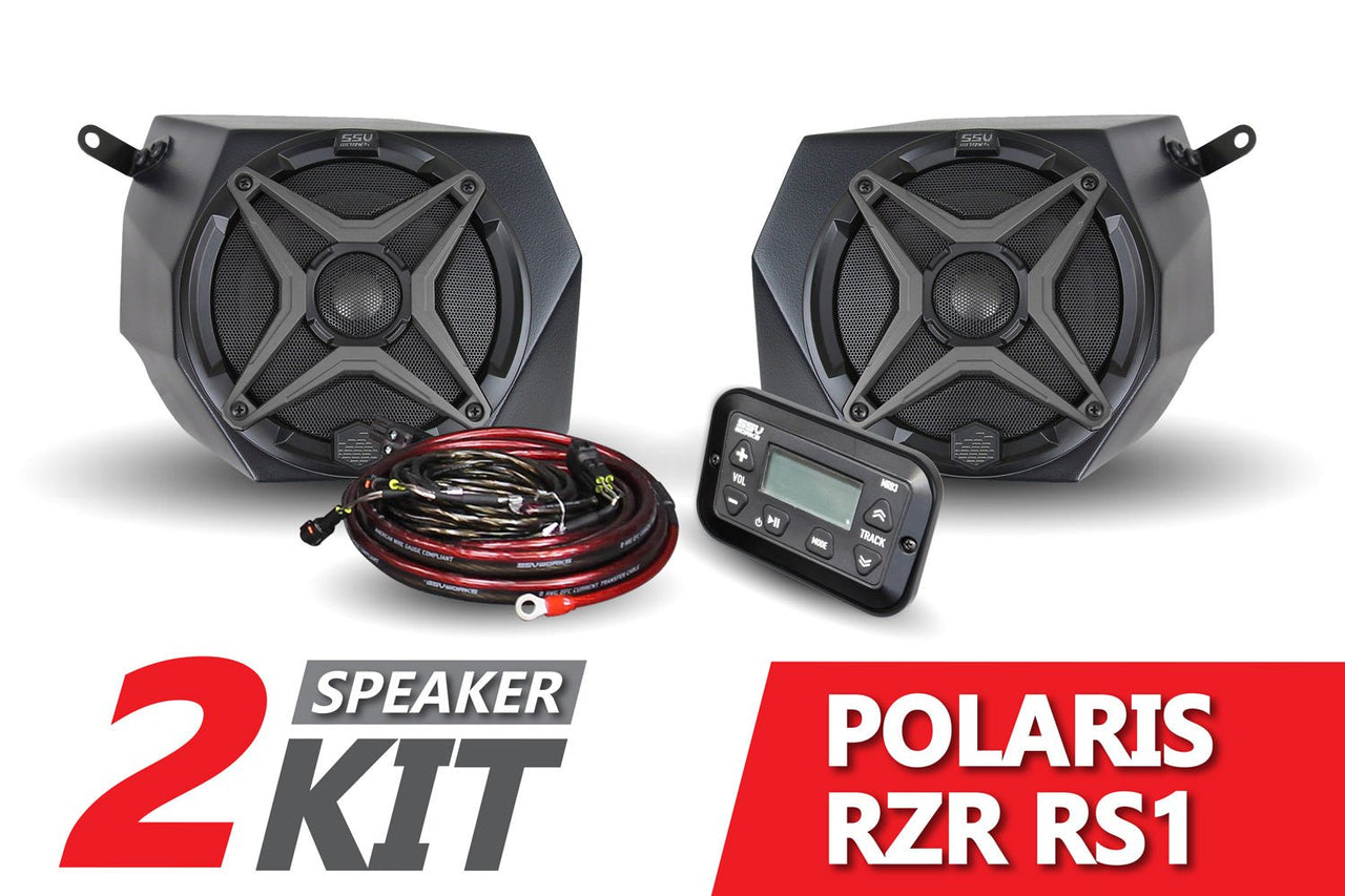 2018+ Polaris RZR RS1 2-Speaker Audio Kit - OffRoad HQ