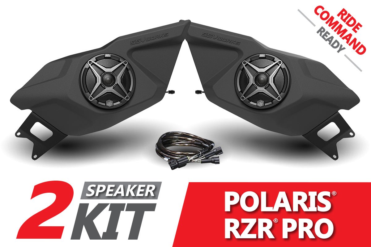 2021-2023 Polaris RZR Pro 2-Seater Door Speaker-Pods for Ride Command - OffRoad HQ