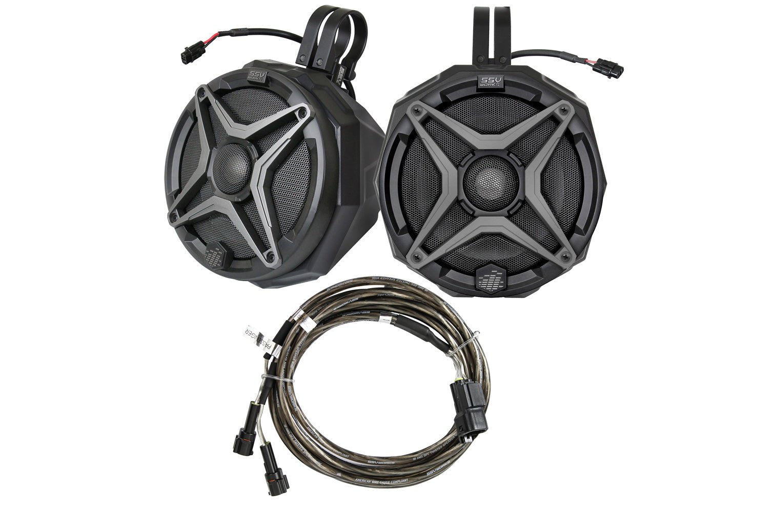 Add-on 6.5in Speaker Pods for SSV Works WP Overhead Series Systems - OffRoad HQ