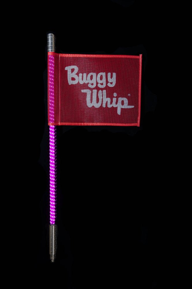 Buggy Whip 2 ft. Solid Color LED Whip and Flag - OffRoad HQ