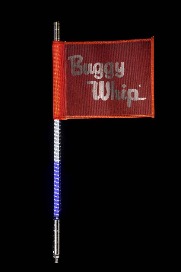 Buggy Whip 4 ft. Multi-Color LED Whip and Flag