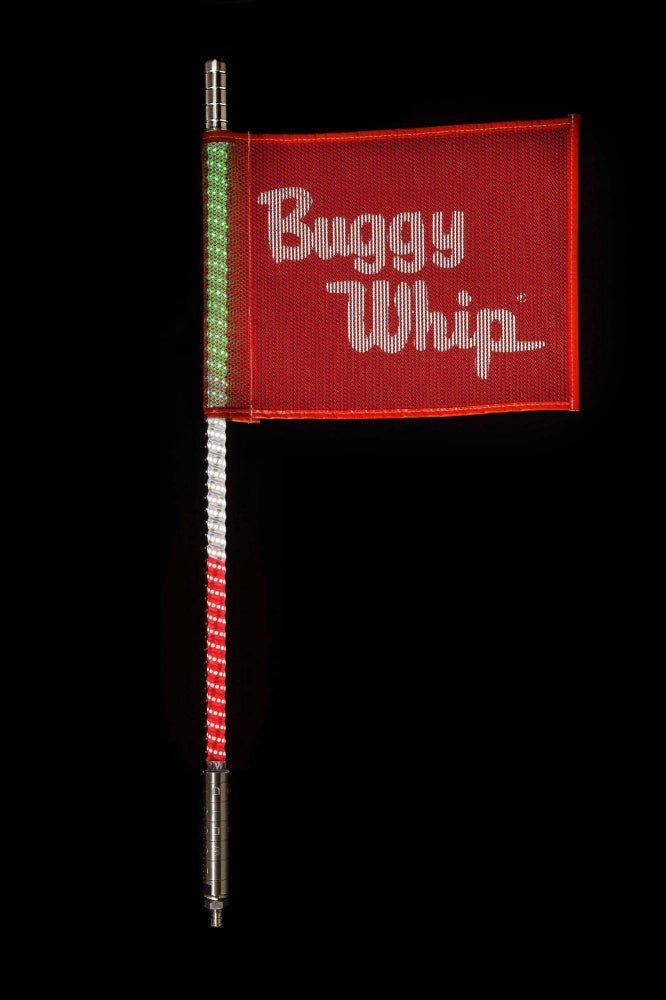 Buggy Whip 4 ft. Multi-Color LED Whip and Flag - OffRoad HQ