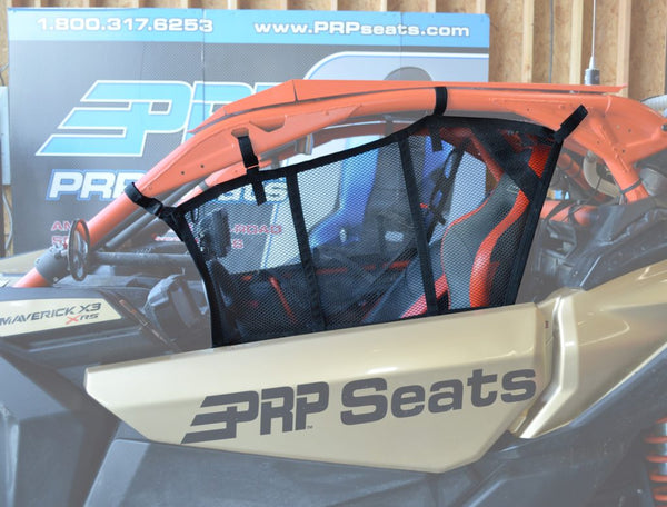 Mesh Window Net Set for Can-Am Maverick X3 with Stock Door and Stock Cage