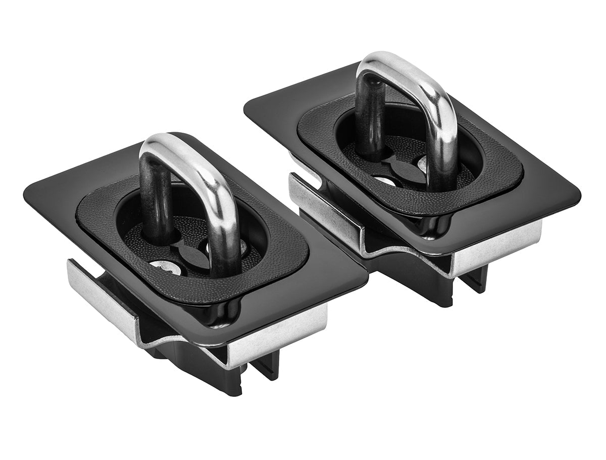 Gunmetal Flush Fit Retractable Tie Down Anchors | ’95+ Dodge Ram | ’14 -19 Toyota Tundra – Crew Max - OffRoad HQ