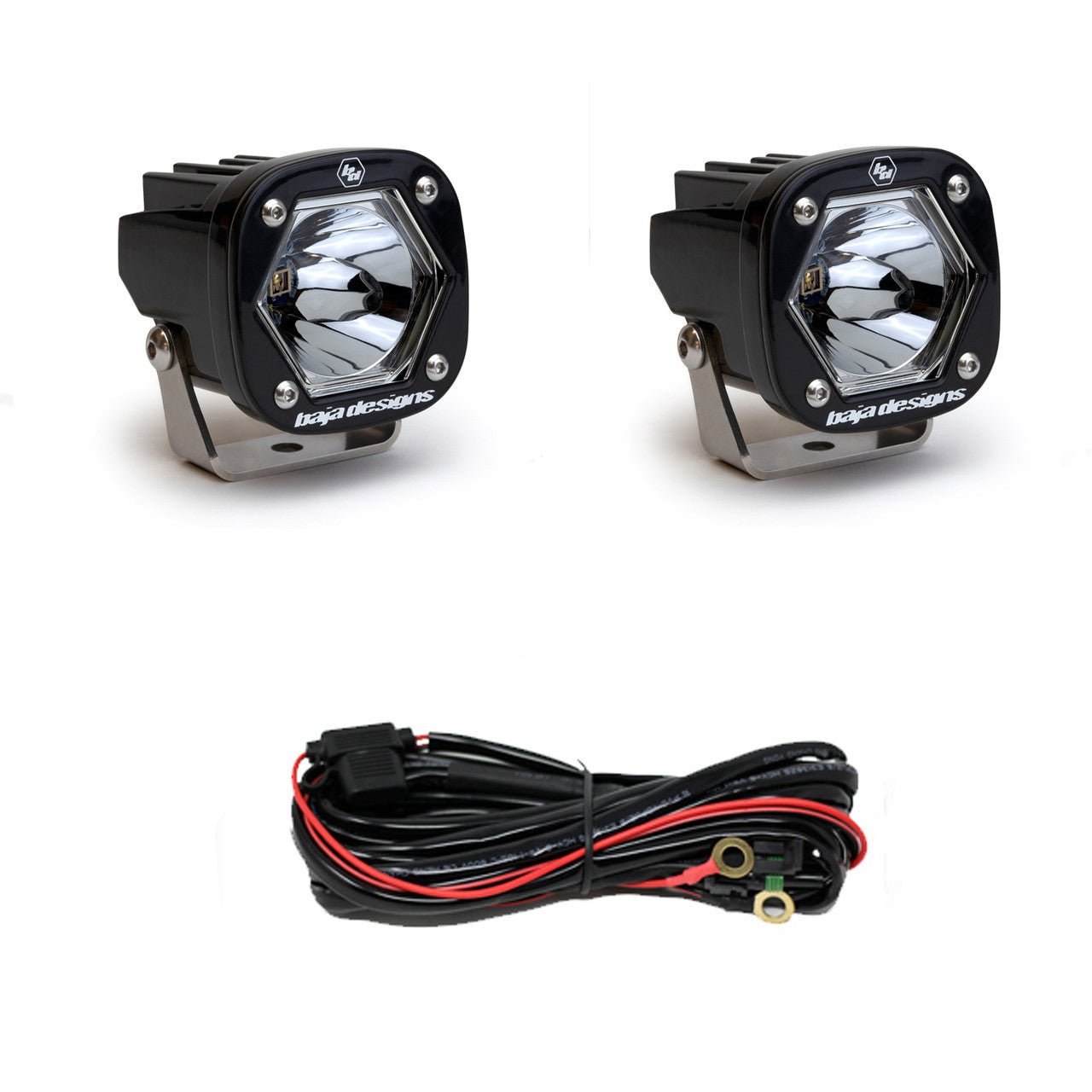 S1 Black Laser Auxiliary Light Pod Pair - Universal - OffRoad HQ