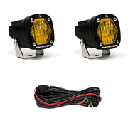 S1 Black LED Auxiliary Light Pod Pair - Universal - OffRoad HQ