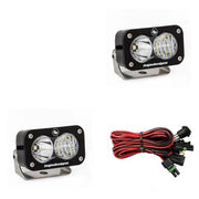 S2 Pro Black LED Auxiliary Light Pod Pair - Universal - OffRoad HQ