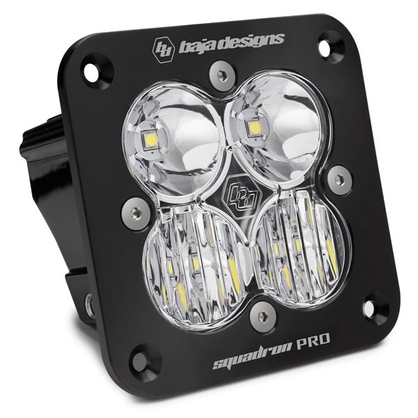 Squadron Pro Black Flush Mount LED Auxiliary Light Pod -Universal - OffRoad HQ