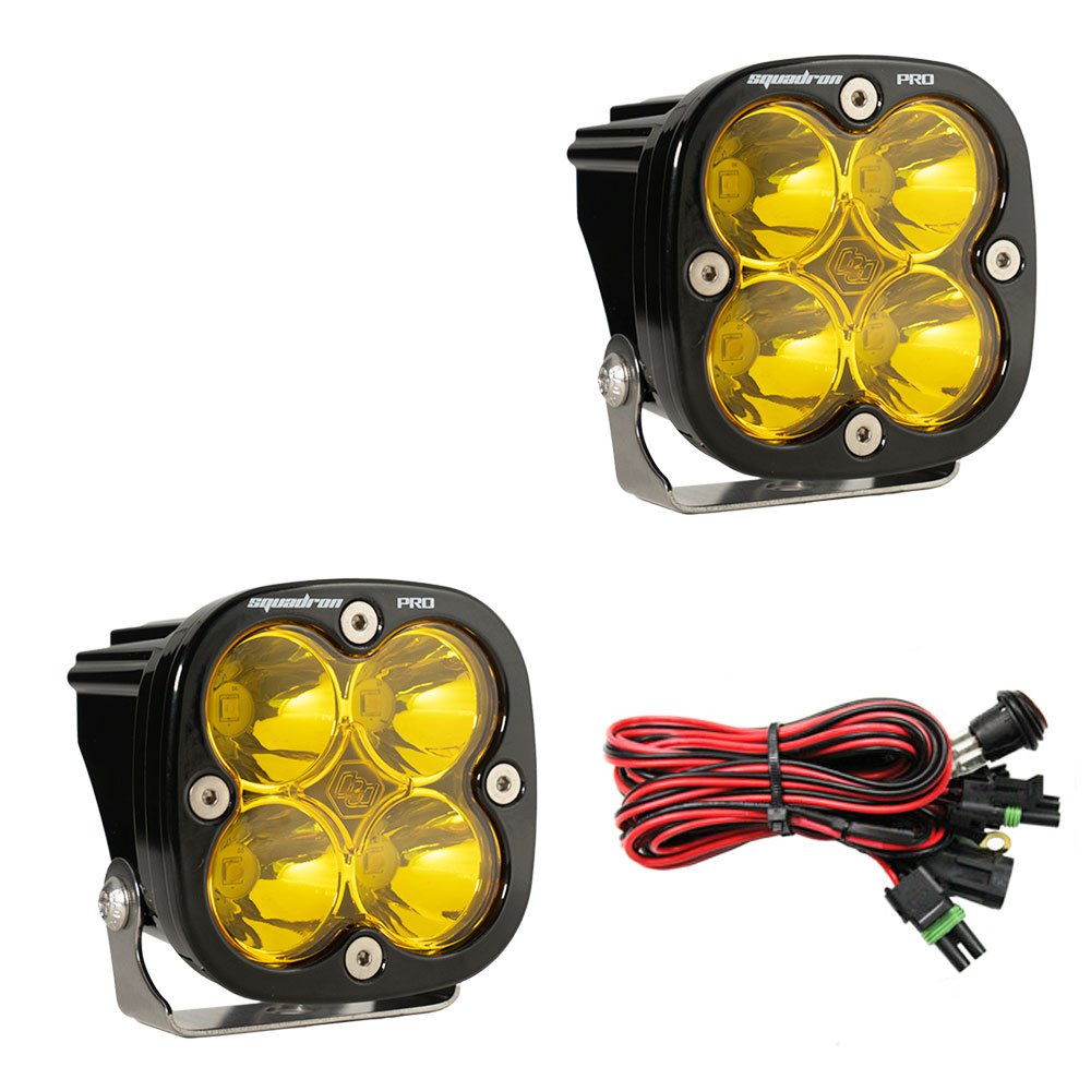 Squadron Pro Black LED Auxiliary Light Pod Pair - Universal - OffRoad HQ