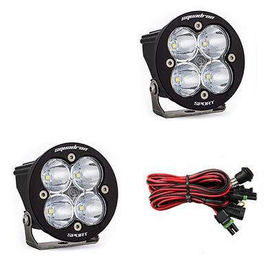 Squadron-R Sport Black LED Auxiliary Light Pod Pair - Universal - OffRoad HQ