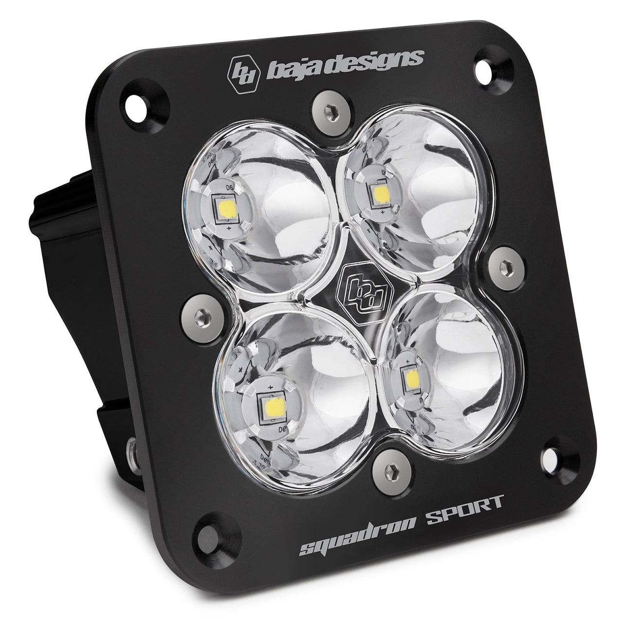 Squadron Sport Black Flush Mount LED Auxiliary Light Pod -Universal - OffRoad HQ