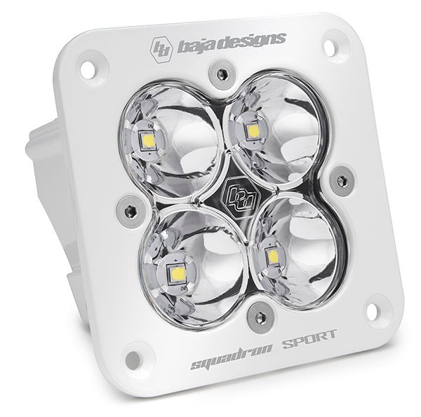 Squadron Sport White Flush Mount LED Auxiliary Light Pod -Universal - OffRoad HQ